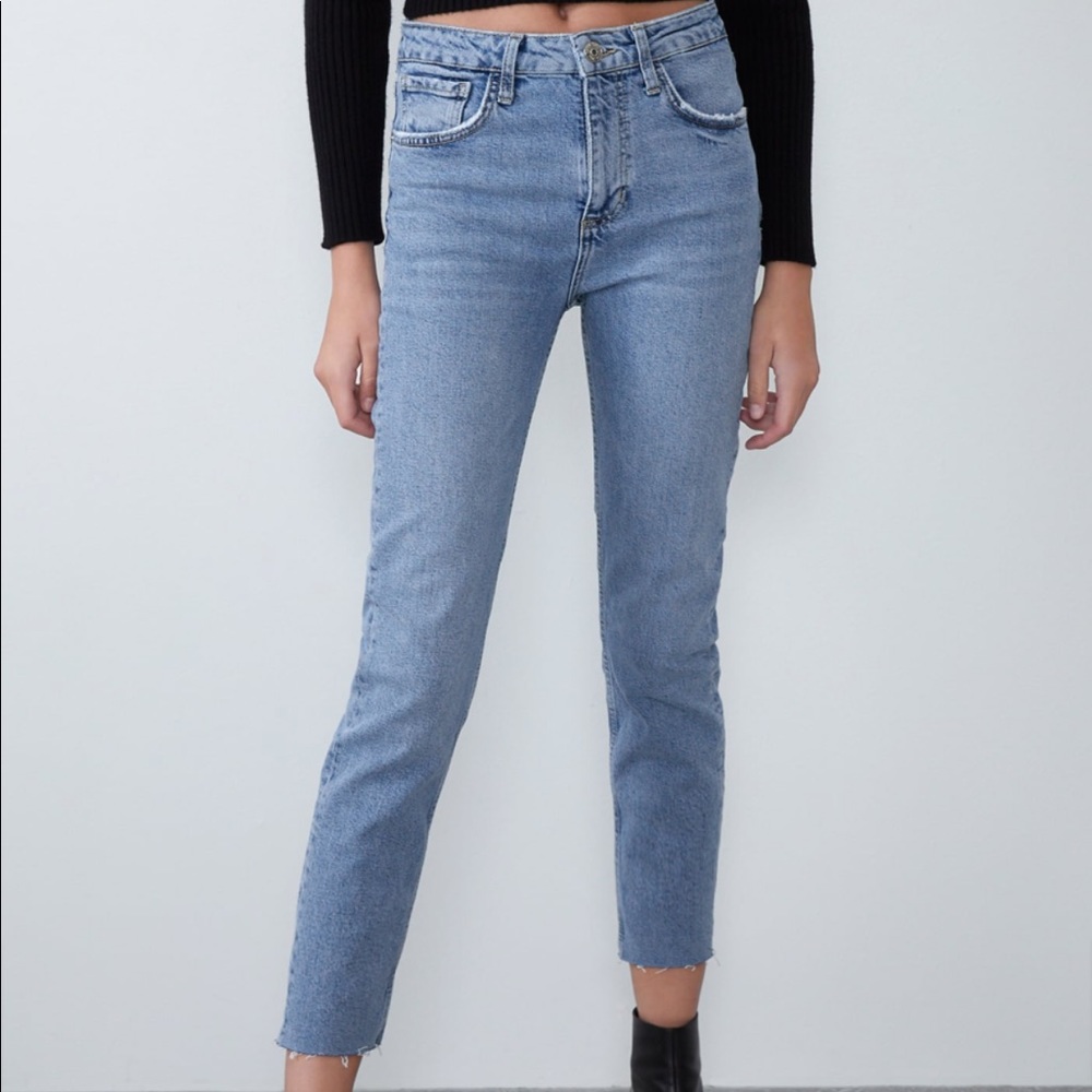 Zara HI-RISE slim fit jeans